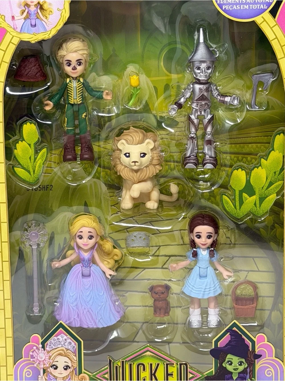 Mattel Wicked For Good Oz Story Set of 5 mini figures Small Doll Land of Oz new
